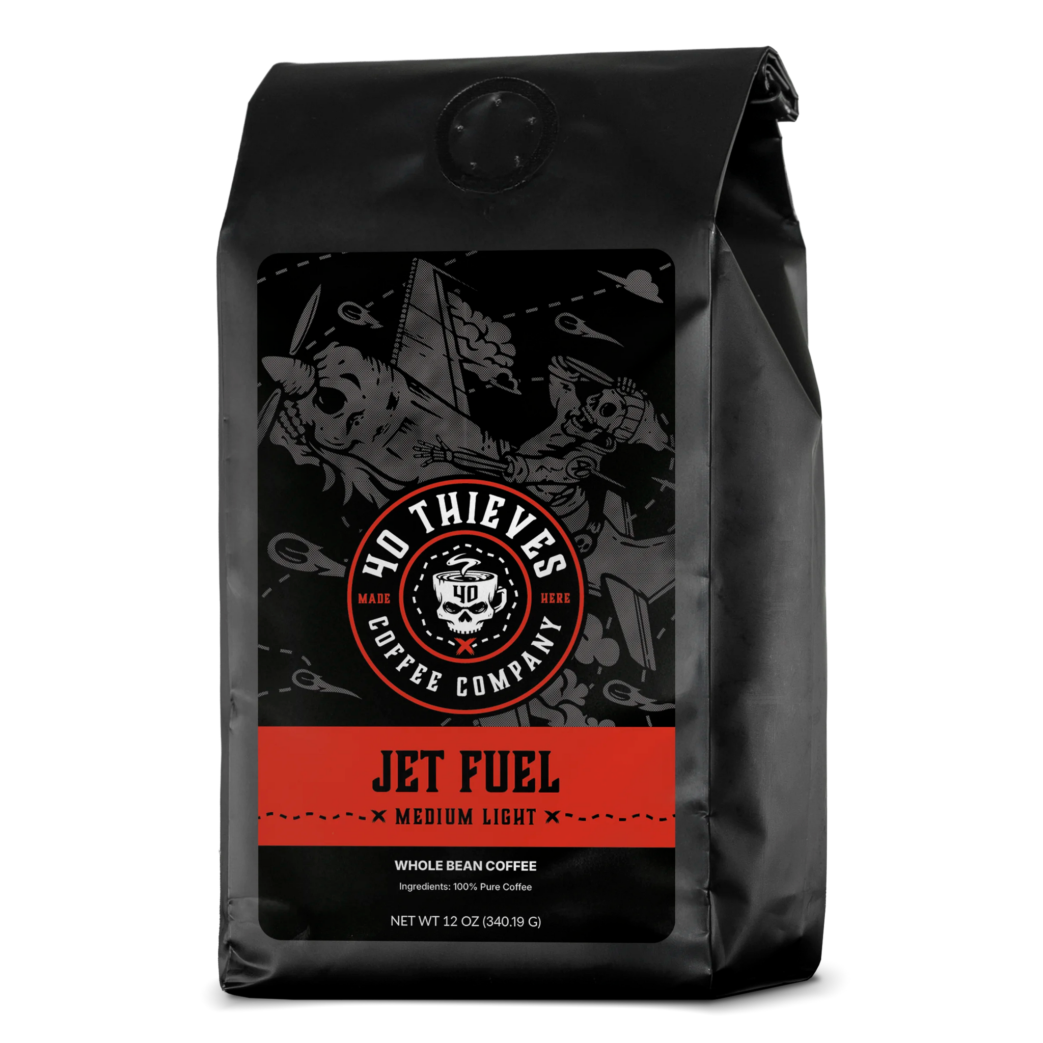 Jet Fuel | Max Caffeine Medium Roast Coffee | Order Now