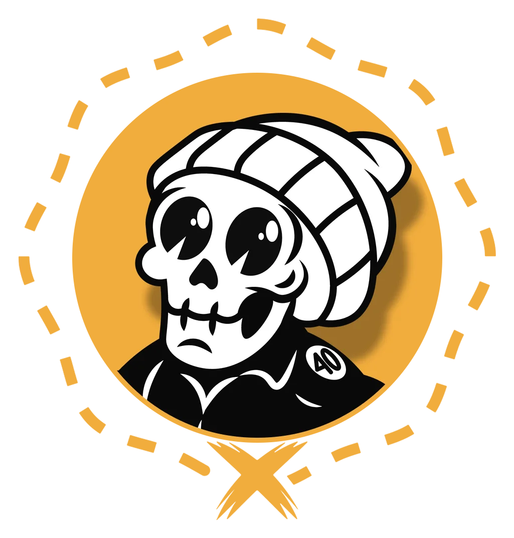 Ollie the 40 thieves coffee company mascot for specialty coffee