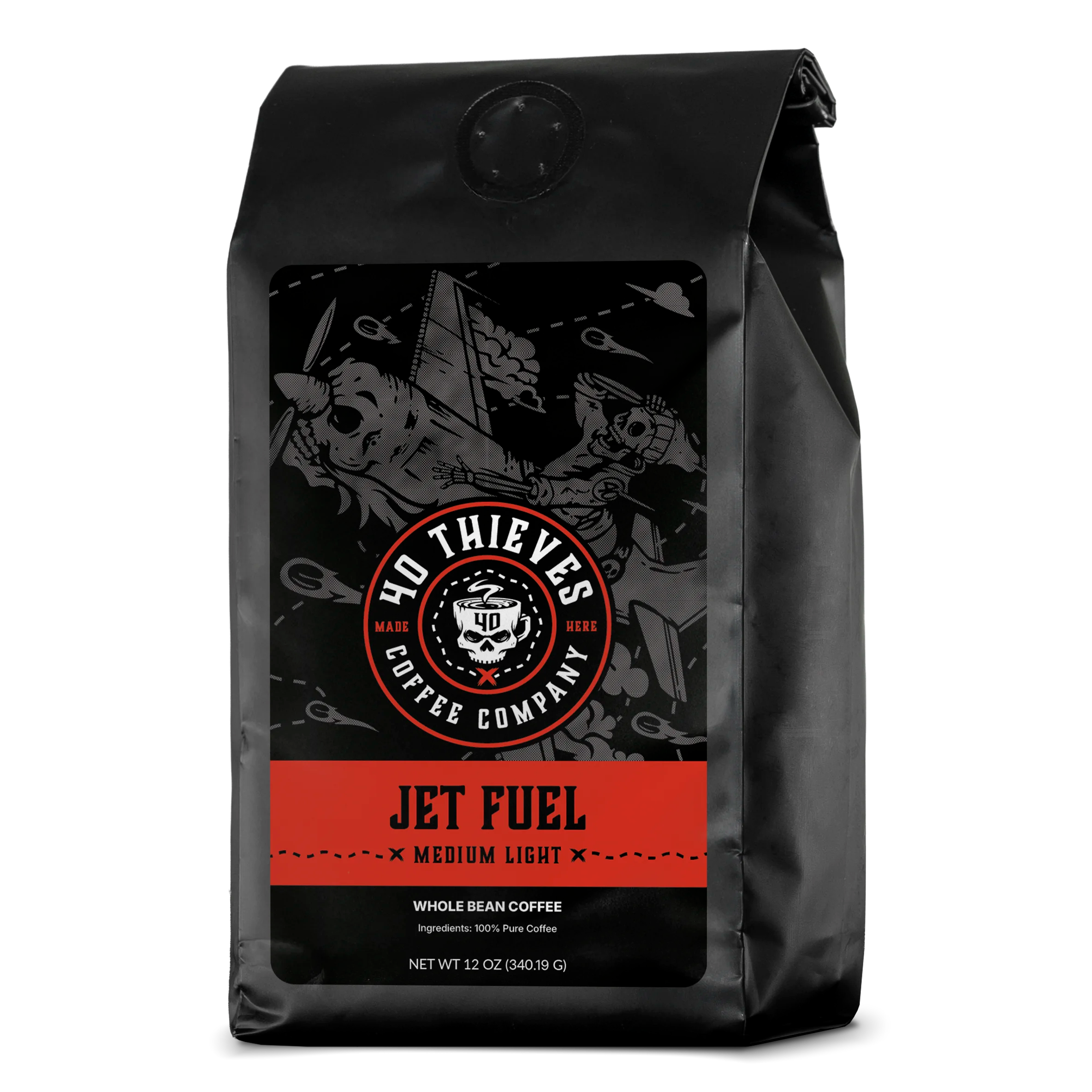 Jet Fuel | Max Caffeine Medium Roast Coffee | Order Now
